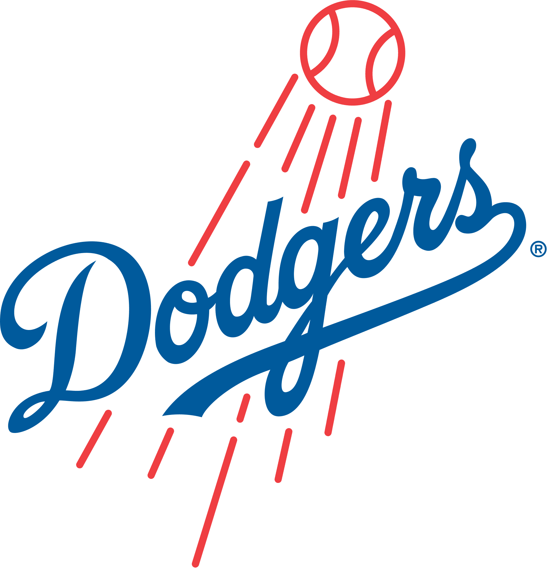 LA Dodgers Baseball Logo